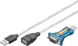 GOOBAY Pro USB Serial RS232 Converter Mini Transparent