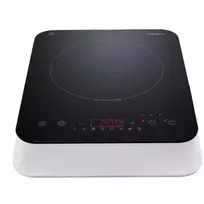 MEDION LIFE Induction Hob MD 18490 (Black/White, 2000 Watt)
