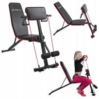 Reguliuojamas sulankstomas treniruočių suolas Fit4Med FIT-848