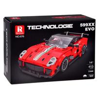 Konstruktorius, automobilis Technologie Evo ZA5261, 413 vnt., raudona sp.