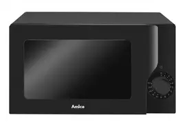 AMICA Mikrobangų krosnelė su griliu AMGF17M2B, 17L, 700W, juoda