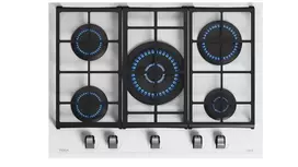 TEKA GZC 75330 XBC WH dujinė kaitlentė, 5 degikliai, balta, 75 cm