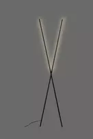 LUMINAIRE FLOOR 20W LED 1100LM juodas grindų šviestuvas