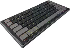 CHERRY K63W PRO COMPACT ULTRA-WIDEBAND mechaninė žaidimų klaviatūra - CHERRY MX Low Profile 2.0 Red, US išdėstymas, juoda