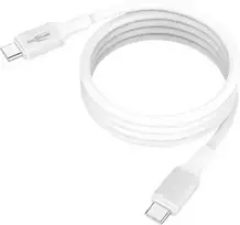 ANSMANN Magnetic USB-C Silicone Cable 1,2 m balta
