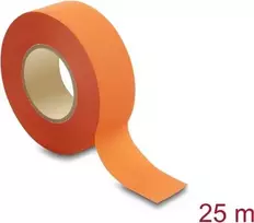 Delock audinio lipni juosta 25 m x 25 mm, plėšoma ranka, savaime lipni, oranžinė