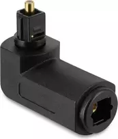 Delock TOSLINK adapteris vyras į moterį, 90° kampu, 360° pasukamas