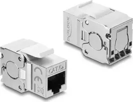 Delock Keystone modulis RJ45 Jack į LSA Cat.6A ekranuotas, be įrankių