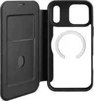 4SMARTS Urban Pro Flip dėklas, skirtas Apple iPhone 18 Pro Max / 17 Pro Max su MagSafe – juodas