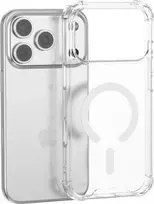 4SMARTS Hybrid Case Ibiza, skirtas Apple iPhone 18 Pro Max / 17 Pro Max, MagSafe – permatomas