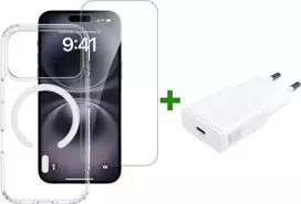 4SMARTS 3-in-1 Premium Starter Set, skirtas Apple iPhone 18 Pro / 17 Pro MagSafe