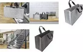 SIGEL BA431 Desk Sharing Bag Basic L šviesiai pilkas sintetinis veltinys
