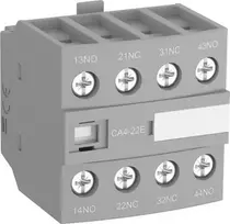 ABB CA4-40E pagalbinis kontaktų blokas, 4 NO, priekinis montavimas, varžtiniai gnybtai