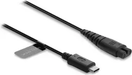 Delock USB Type-C™ įkrovimo laidas 5 V elektriniams skustuvams, tinka Hatteker RFC-588 – atsarginis skustuvo įkrovimo laidas 1,2 m