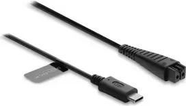 Delock USB Type-C™ įkrovimo kabelis 4,8 V elektriniams skustuvams, tinka Panasonic ES-LV97, ES-LA63 - pakaitinis skustuvo įkrovimo kabelis 1,5 m