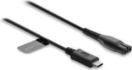 Delock USB Type-C įkrovimo laidas 4,3 V elektriniams skustuvams, tinka Philips OneBlade 360 Face + Body – pakaitinis skustuvo įkrovimo laidas 1 m