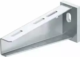 OBO Bettermann AW 55 41 FT sieninis ir stulpinis konsolinis laikiklis su galvute, 410 mm iškyša, karštai cinkuotas plienas