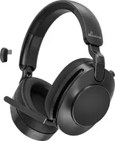 MEDIARANGE MROS308 belaidės ausinės per galvą su Bluetooth 5.0, 40 mm tvarkyklėmis, sulankstomu dizainu, juodos spalvos