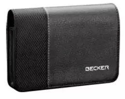 Becker Executive Bag 4,3 colio apsauginis dėklas GPS navigacijai – juodas, su diržo kilpa ir riešo dirželiu