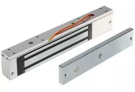 INNE elektromagnetinė spyna ZE-280-5, 280 kg laikymo jėga, fail-safe, paviršinio montavimo, 12/24V DC, su LED ir MOV apsauga