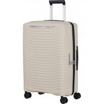 Vidutinis plastikinis lagaminas Samsonite Upscape V Kreminis (Sandstone)