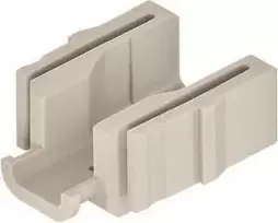 HARTING Han 3A RJ45 Cat. 6A adapterio modulis, 10Gbit/s, ekranuotas, juodas