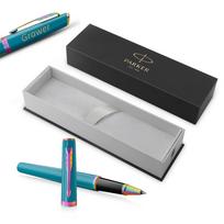 Parker Meridian turkio spalvos RBT tušinukas su dangteliu – 2247772 su graviravimu