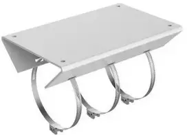 Hikvision DS-1684ZJ vertikalaus stulpo laikiklio adapteris PTZ kupolinėms kameroms, baltas