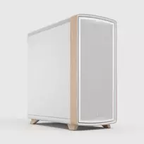 Fractal Design Summit Chalk White Solid ATX Midi Tower korpusas, baltos/medžio spalvos