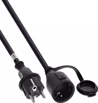 InLine® įžeminimo kontaktų ilgintuvas, lauko IP44, apsauga nuo prisilietimo, 20 m