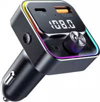 SENCOR SWM 3000 Bluetooth FM siųstuvas su USB-A QC3.0, USB-C PD 3.0, MP3 atkūrimu, laisvų rankų skambučiais, Siri ir Google Assistant
