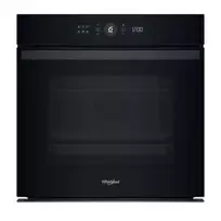 WHIRLPOOL WOI4S8PM1SB įmontuojama elektrinė orkaitė, 73 L, pirolizė, 6th SENSE, juoda, energijos klasė A+