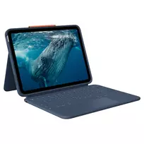 Logitech Rugged Combo 4c Touch Classic Blue (CH) klaviatūros dėklas su jutikliniu kilimėliu iPad 7/8/9