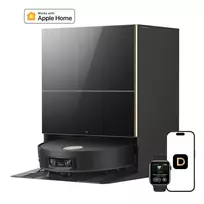 Dreame X60 Pro Ultra Complete robotinis siurblys su stotele, 12000 Pa siurbimo galia, 6400 mAh baterija, juodas