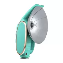 GODOX LUX Senior blykstė (žalia) – retro ant fotoaparato su automatiniais/rankiniais režimais, integruotu akumuliatoriumi, OLED ekranu, sulankstomu reflektoriumi