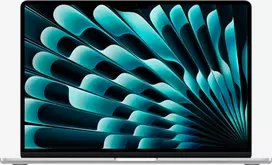 Apple MacBook Air 15,3 inch M5 10 branduolių CPU/GPU 24GB RAM 2TB SSD Sidabrinis (Z1LR)