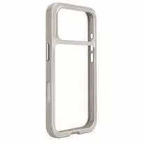 Evelatus Apple iPhone 17 Pro LiveCase hibridinis dėklas su stovu PC+TPU sidabrinis