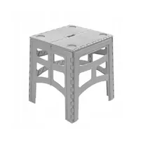 keeeper sulankstomas lauko stalas M Timo, pilkas, 80 kg apkrova, 46,5 x 44,5 x 55 cm