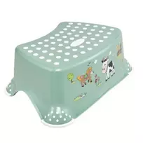 KEEEPER Tomek Funny Farm laiptelio suoliukas 40,5x28,5x14 cm, žalias