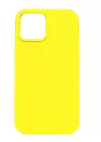 Evelatus Apple iPhone 12 mini Premium Soft Touch silikoninis dėklas citrinos geltonumo