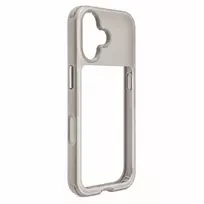 Evelatus Apple iPhone 17 LiveCase hibridinis dėklas su stovu PC+TPU sidabrinis