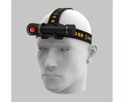 Armytek Elf C2 MAX WR USB-C įkraunama galvos lempa ir prožektorius, 2500 lm balta + 230 lm raudona, IP68, magnetinis galas, komplekte 18650 baterija
