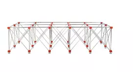 RUBI sulankstomas darbo stalas 300 x 120 cm