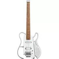 DONNER HUSH-X LIVE WHITE - elektinė gitara su įmontuotu garsiakalbiu