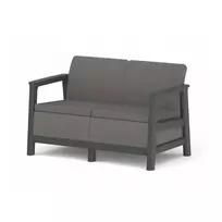 KETER Scandi Linea dvivietė sodo sofa, pilka