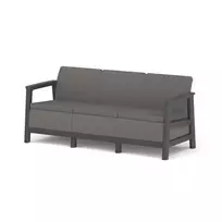KETER sodo sofa trivietė Scandi Linea 3 vietų sofa pilka