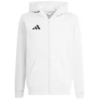 adidas Entrada 26 Full Zip Hoodie vaikiškas džemperis baltas KH1783 116cm