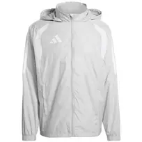 adidas Tiro 26 League Windbreaker vaikiška striukė pilka KT2426 164cm