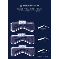 Kryolan Šablonai antakiams - #1