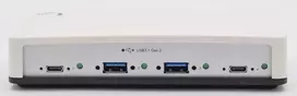 EXSYS EX-1250V Industrial 4-Port USB 3.2 Gen 2 Hub su DIN-Rail, sieniniu ir stovo tvirtinimu